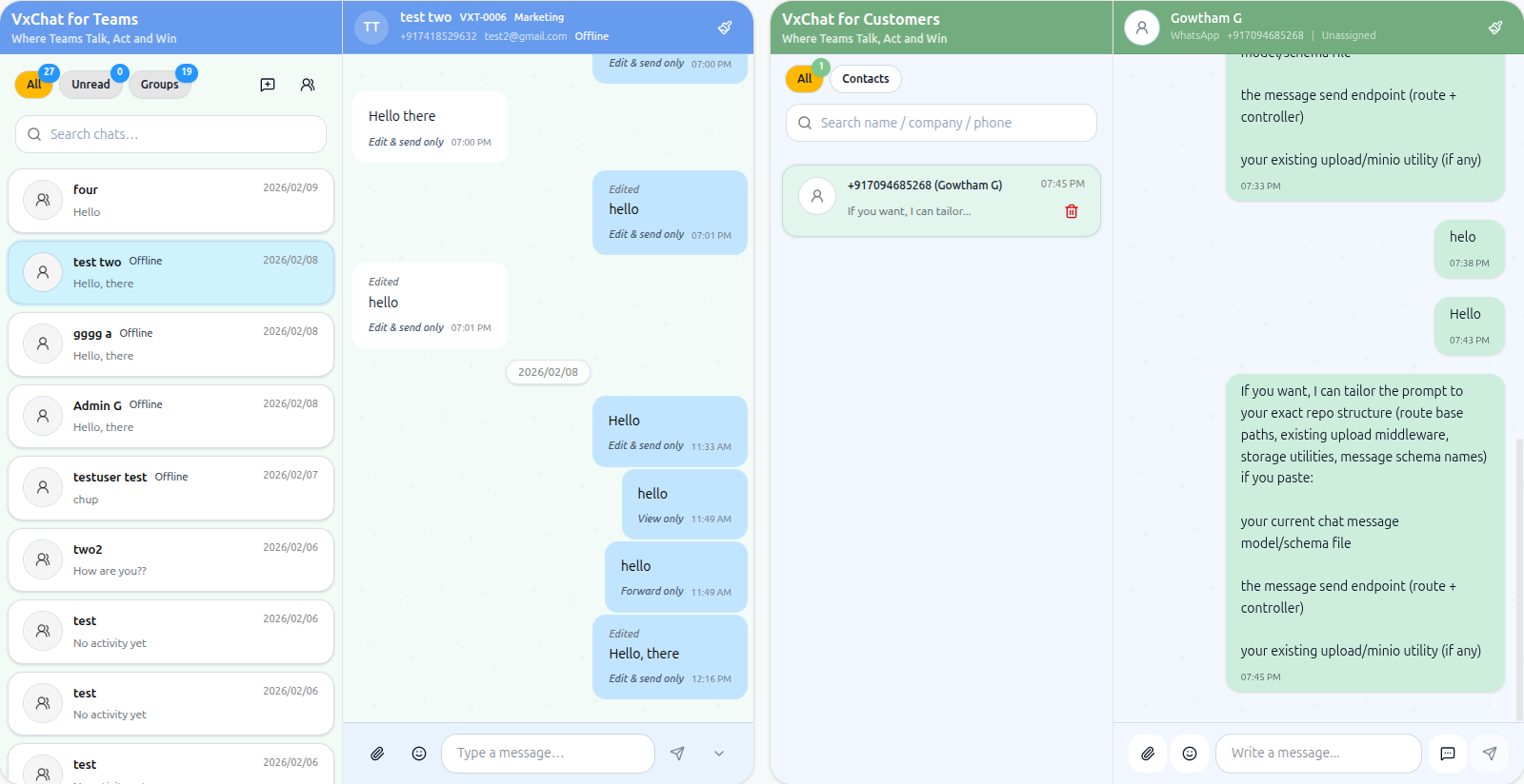 Customer context stays — even when employees change